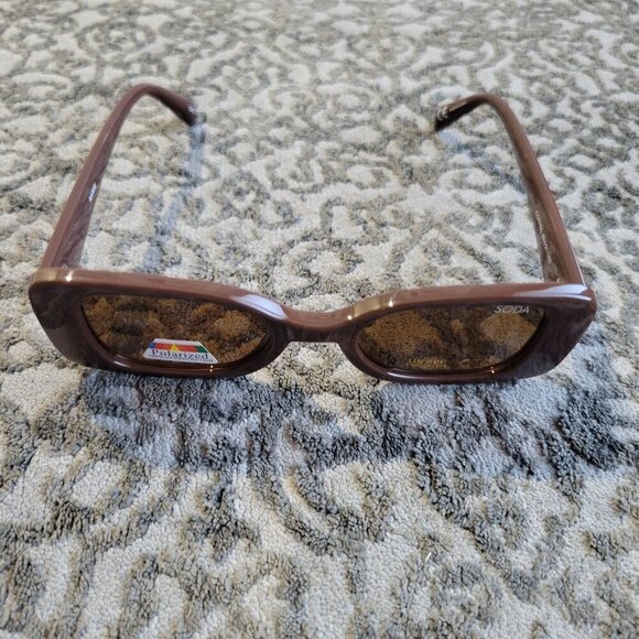 NEW SODA Bambi Coffee / Brown Lens Polarized UV400 Glasses main image 9